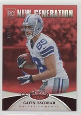 2013 Certified New Generation Mirror Red 172/250 Gavin Escobar #234 fm0