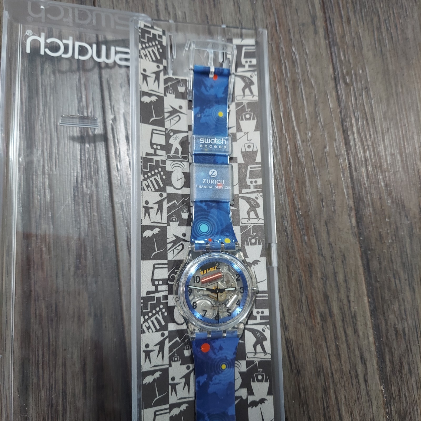 Vtg SWATCH Access WATCH KeyWatch Function 1994 Zu… - image 6