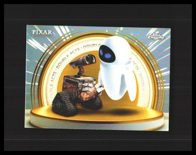 2025 Wall-E & EVE Topps Pixar Gold Golden Double Acts #DA-7 Wall-E