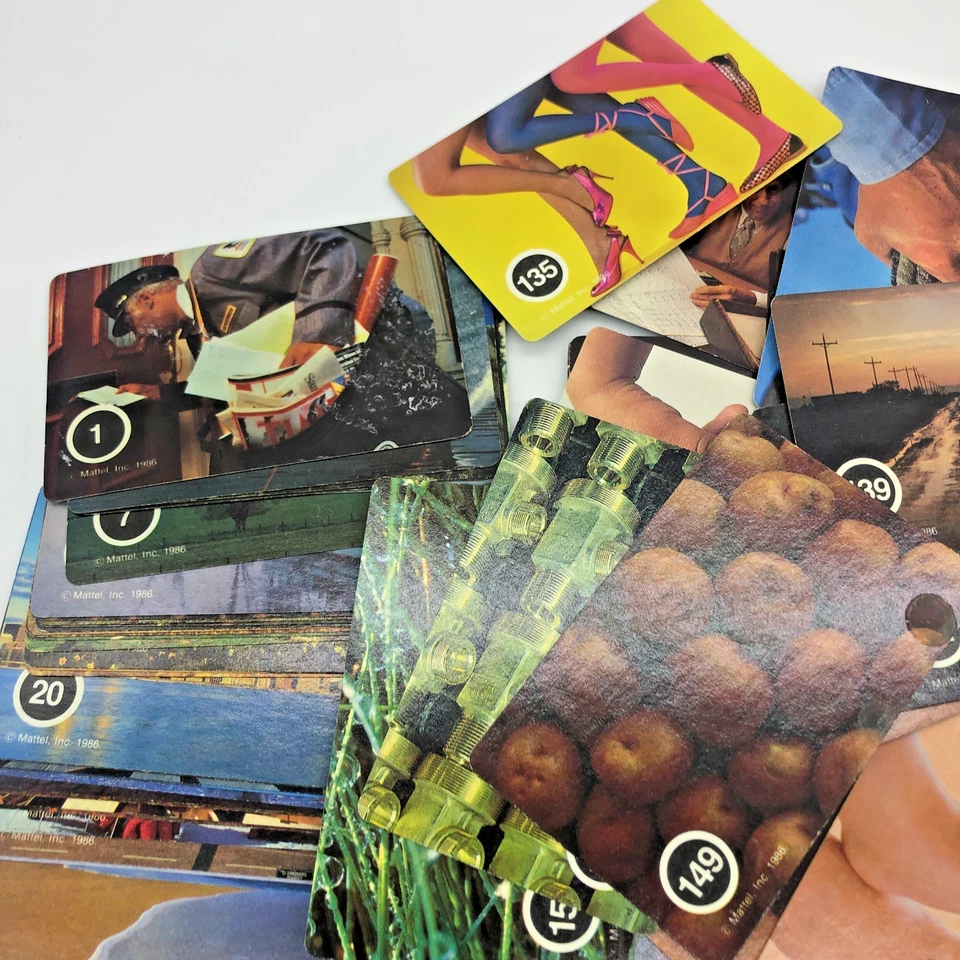 )Vtg. 1986 Mattel Flash Match VCR Game- Cards Only (Approx 160) - Image 4 of 4