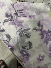 White And Purple Curtains
