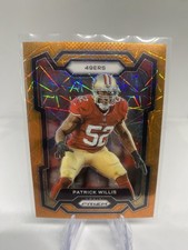 PATRICK WILLIS 2023 Prizm Football Orange Lazer SAN FRANCISO 49ers