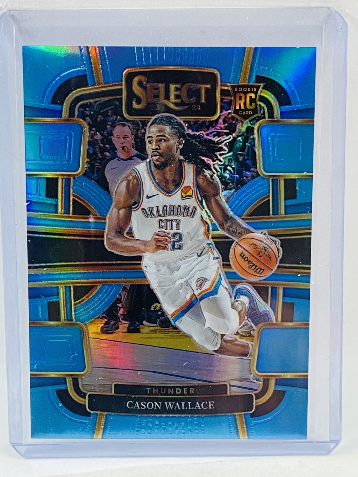 2023-24 Panini Select Cason Wallace RC Concourse Light Blue #236/299