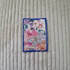 ORIGINAL ACEO Folk Art Collage Joy Butterfly Floral Flower Botanical Insect — photo 2