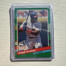 1991 Donruss Frank Thomas Chicago White Sox #477 Base Set White Stripes Border