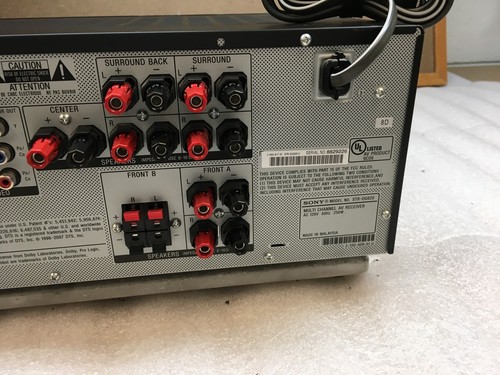 Sony STR-DG820 7.1 Channel 770W Home Theater AV Receiver HDMI XM Ready Tested - Picture 5 of 8