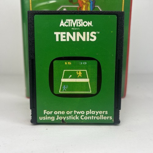 Jeu Vidéo Tennis Pour Atari (Home Computers) - Cartouche CIB Complète - Très Bon état PAL