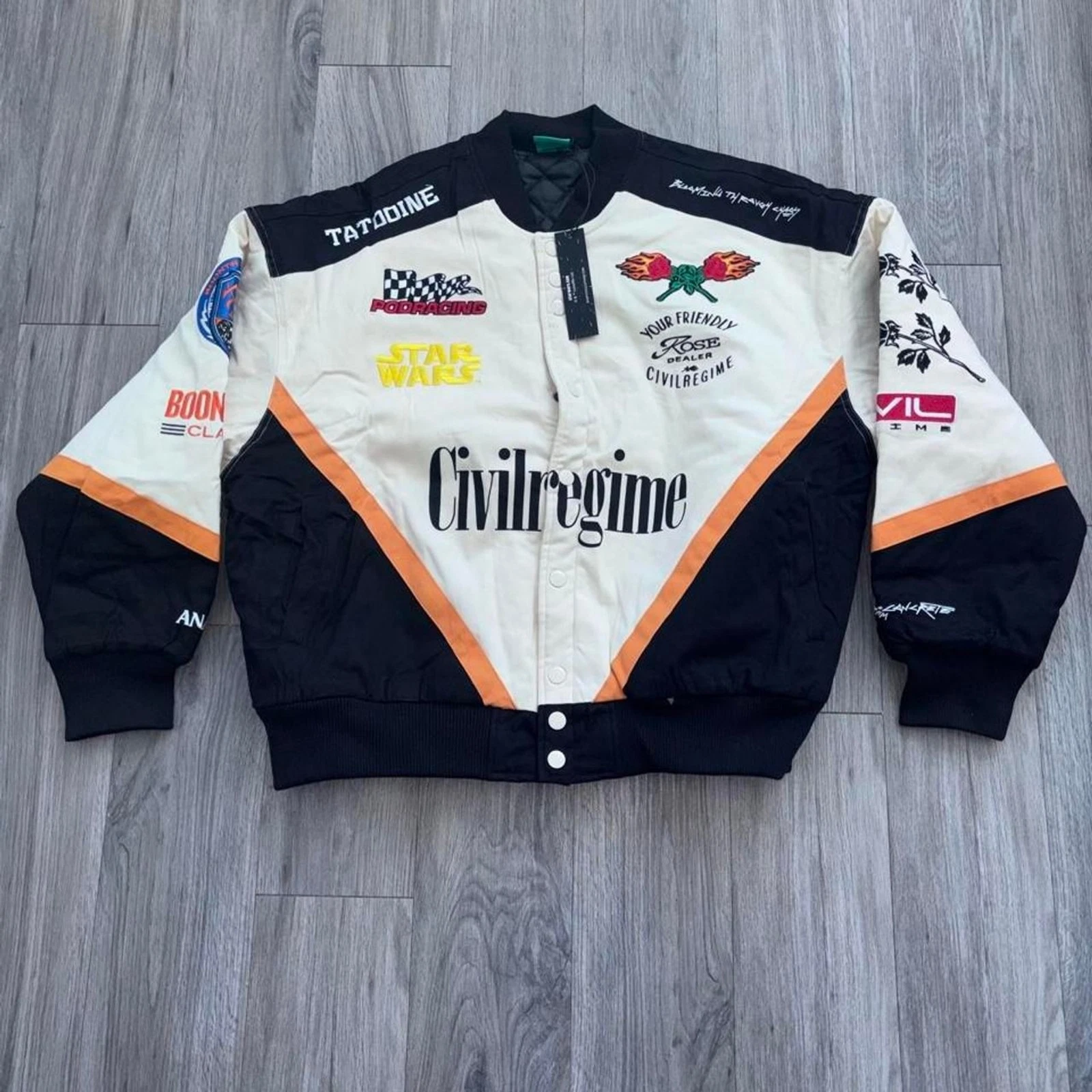 Civil Regime x Star Wars Pod Racing Bomber Jacket NWT XL image 1