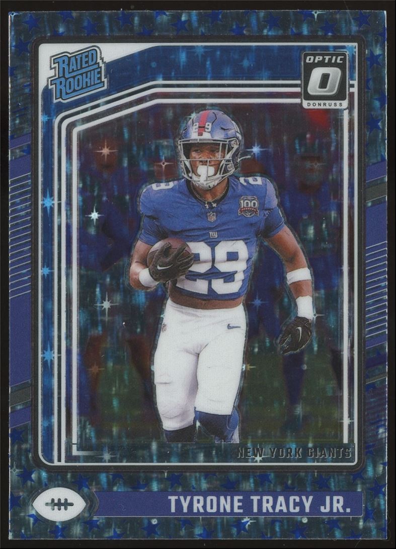 Tyrone Tracy Jr. Rookie #259 2024 Panini Donruss Optic Stars Prizm New York