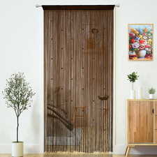 Yaoyue Beaded Curtain Door String Curtains for Doorways Tassels Beads Hanging Fr