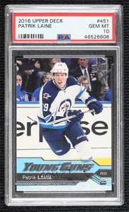 2016-17 Upper Deck Young Guns Patrik Laine #451 PSA 10 GEM MT Rookie RC