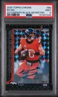 2025 Topps Chrome Bo Nix Black Geometric Auto 10/10 Jersey Match BookEnd /10