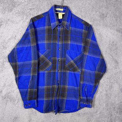 Big Mac St John s Bay Flannel Shirt Mens S Reg Heavyweight USA 90s Workwear 80s