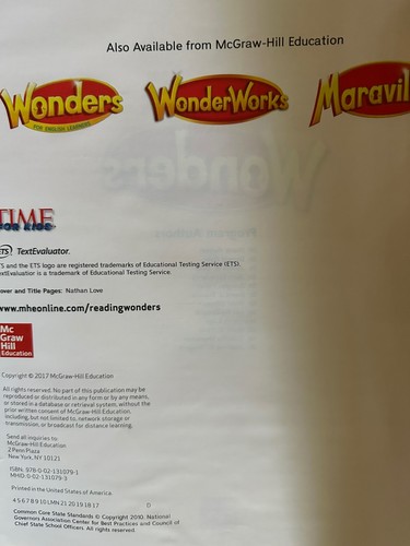 McGraw Hill Reading Wonders Grade K Teacher's Edition Units 1--10 Homeschooling - Picture 13 of 13