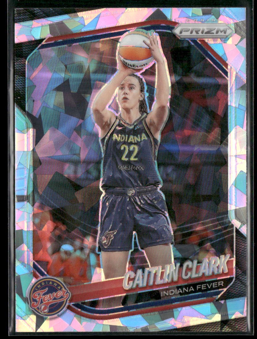2025 Panini Prizm WNBA #22 Caitlin Clark Ice Prizms