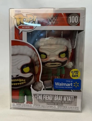 Funko POP! WWE Bray Wyatt The Fiend Christmas #100 Walmart Exclusive GITD