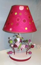 Lambs  Ivy Me  Mama Butterflies Nursery Lamp Pink Playroom Decor Kids Room