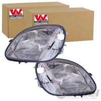 2X VAN Wezel H7/H7 Scheinwerfer SET Links+Rechts Passend FüR MERCEDES-BENZ SLK