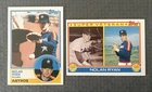Nolan Ryan 'Vintage' Topps 1983 #360 & 361 Houston Astros 2 Card Lot