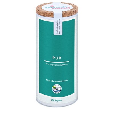 Wunschkapsel Pur, 25 mg exklusives Zink mit Methionin - 290 Kapseln