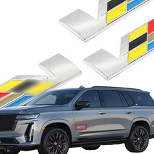 For CTS SRX STS V Emblem 3D Metal Rear Trunk ...