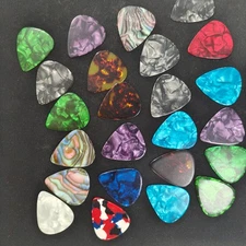 Guitar Picks Acoustic Electric Plectrums 0.46/0.71/0.81/0.96/1.2/1.5 W Box in US