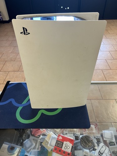 (BROKEN PARTS ONLY) PlayStation 5 Disc PS5 825GB White gaming Console  CFI-1115A