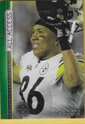 2015 Topps Field Access Green Hines Ward Steelers 12/50