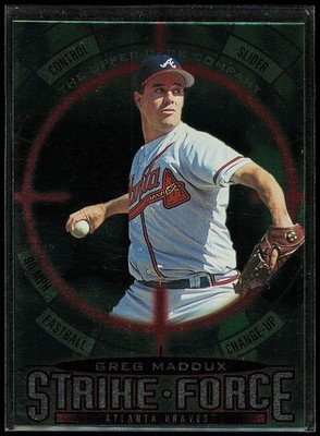1996 Upper Deck Strike Force Greg Maddux Atlanta Braves #65