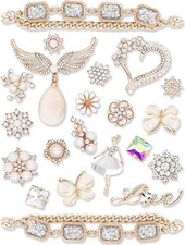 Shoe Charms Bling for Croc Jewelry Accessories Decoration for Women Girls Party