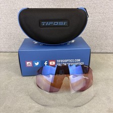 Genuine Tifosi Sledge Lite Replacement Red Tint Clear Translucid Lenses Case