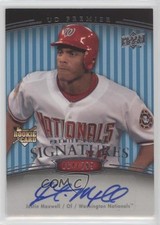 2008 UD Premier Premier Rookie Signatures 164/299 Justin Maxwell #223 Auto 0af