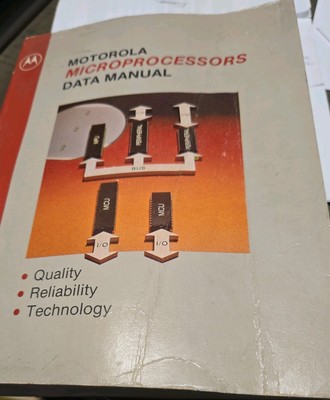 Motorola Microprocessors Data Manual Book Series B 1981