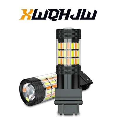 For Chevy Silverado1500 2500 White/Amber Switchback LED Turn Signal Light Bulbs