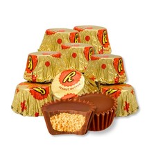 Reese's Miniatures Cups Chocolate - Gold Foil 5lb (Approx. 250 Pieces)