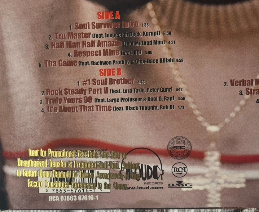 Pete Rock - Soul Survivor 2LP 1998 US ORIG Loud CL Smooth Gang Starr RZA Hip Hop - Image 3 of 4