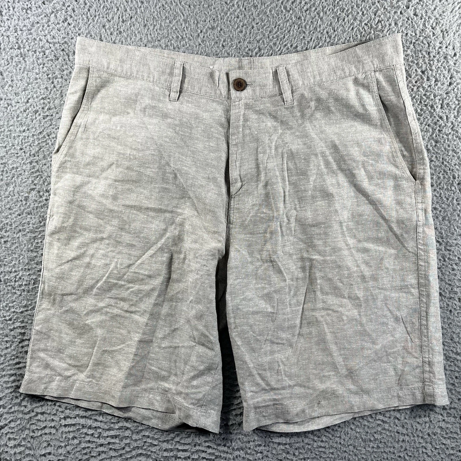Patagonia Back Step Shorts Mens 35 Hemp Organic Cotton 10" Inseam Hiking Outdoor