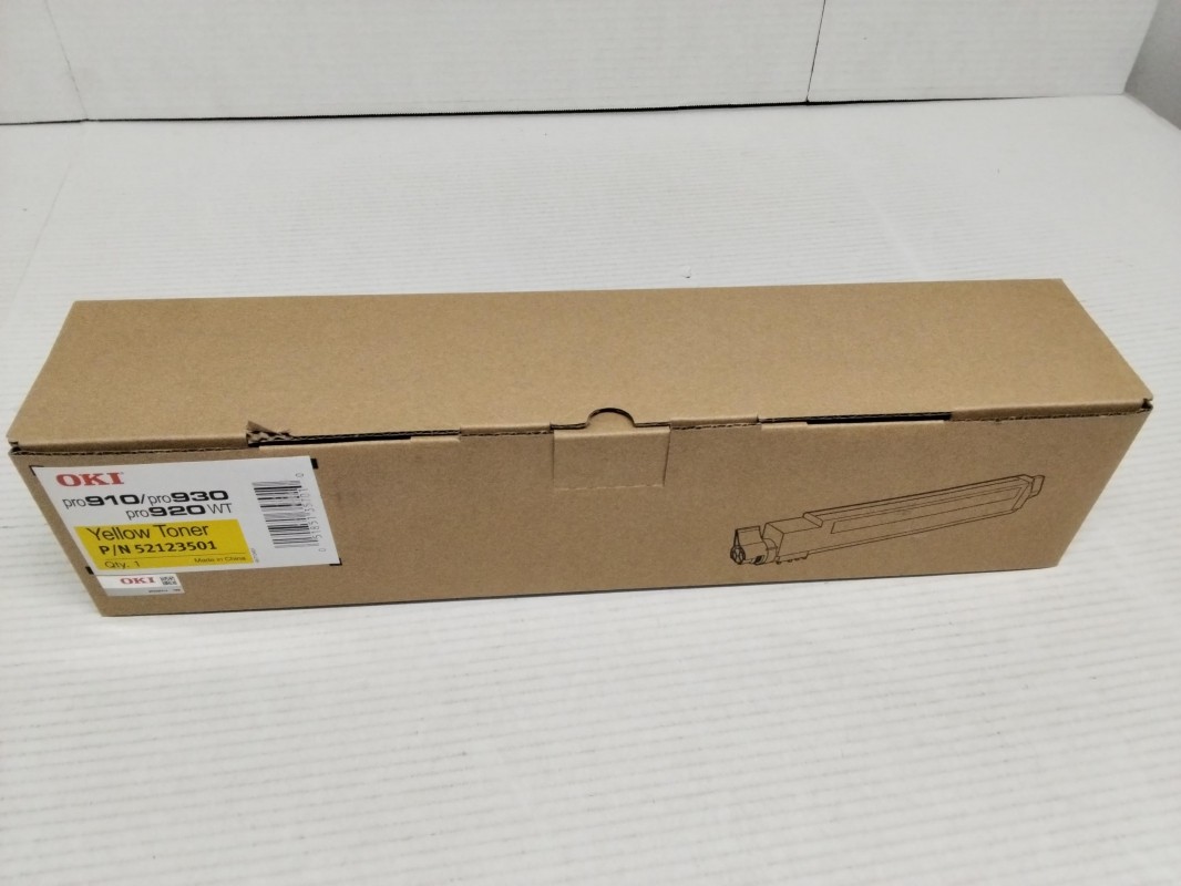 Okidata Toner Ctg 52123501 Yellow for Okidata pro920WT