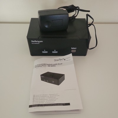 StarTech.com Dual Monitor DisplayPort KVM Switch - 2 Port - SV231DPDDUA2