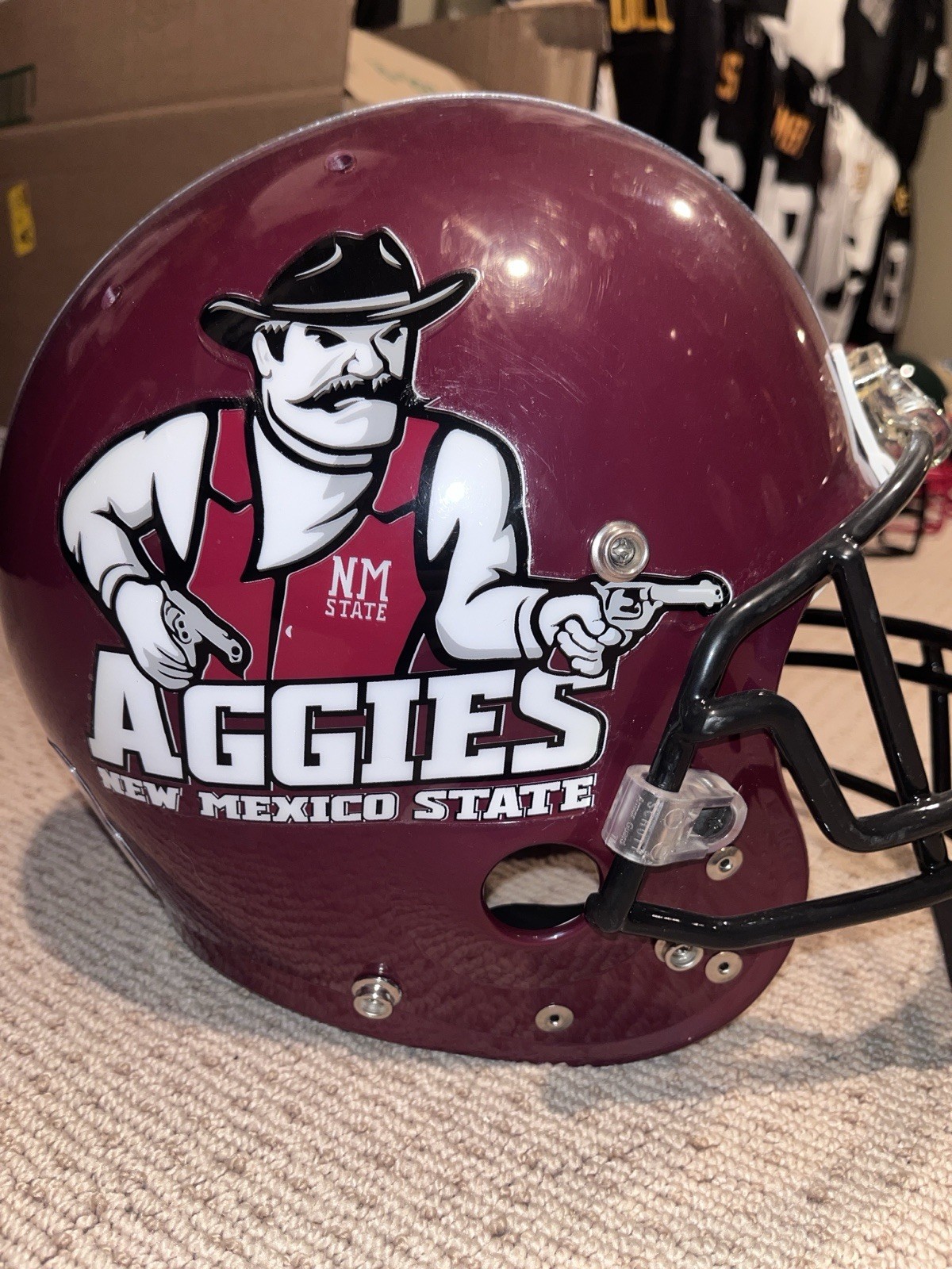 NCAA New Mexico State Aggies Maroon Schutt XP AIR