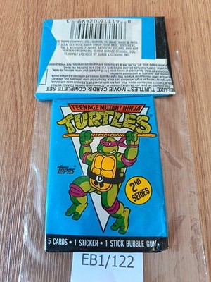 EB1-122 / TMNT & Nahbegegnungen Topps Wachspackung je 1 x