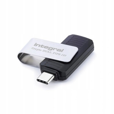 USB flash drive Integral Crypto 197-C 64GB USB Type-C black FIPS 197
