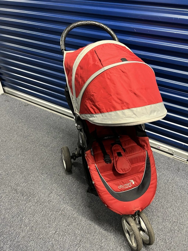 City Mini Baby Jogger Stroller Easy to Fold Red - Image 3 of 3