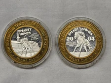 2 Palms Casino $10 Gaming Token -Smarty Jones Kentucky Durby & Peakness/Kentucky