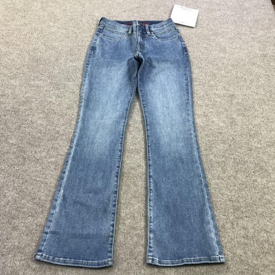 Lucky Brand Stevie High Rise Mini Boot Jeans Womens 2/26 A Blue Med Wash 26x30.5