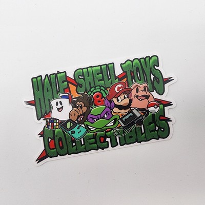 Half Shell Toys Official Sticker *FREE SHIPPING* Add to any order!