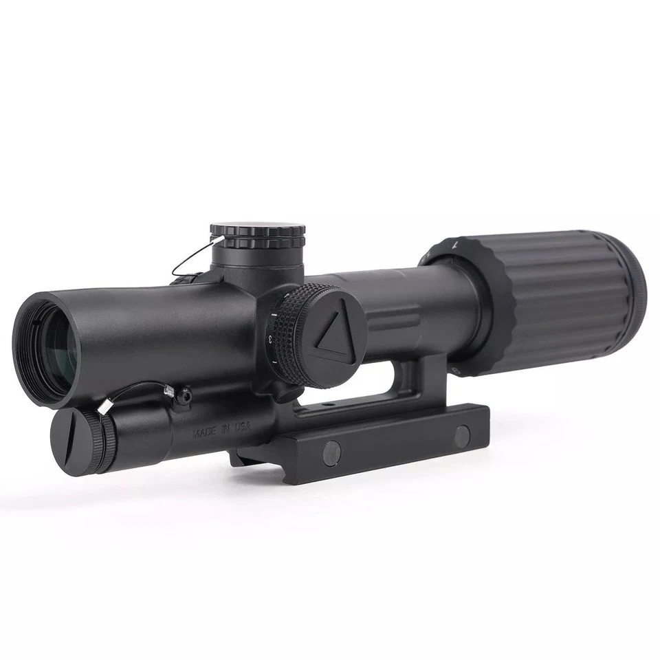 VCOG 1-6x24mm FFP mira círculo segmentado VC16 retículo vermelho iluminado - Imagem 2 de 4