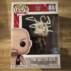 Funko Pop WWE “Stone Cold” Steve Austin #84 Signed Beckett cert Coa