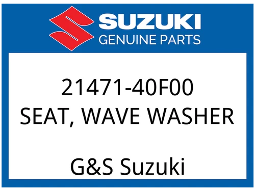 SEAT, WAVE WASHER