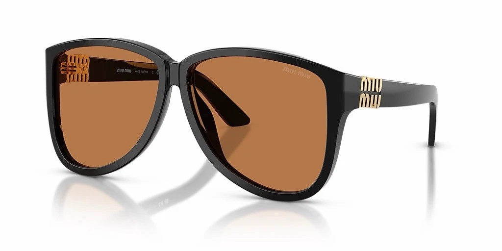 Black Brown Sunglasses Miu Miu for Women for sale | eBay display picture 1